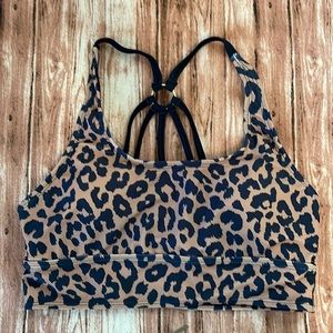 🟢 FREE WITH ANY PURCHASE OVER $10. Leopard Print Swim Bikini Top